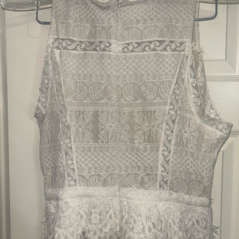 NWT ALLSAINTS Malia Lace Dress Embroidered Ivory All Saints Small Size 4 - Picture 4 of 16